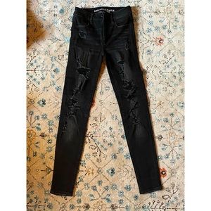 JEANS 3 FOR $50 American Eagle distressed jegging